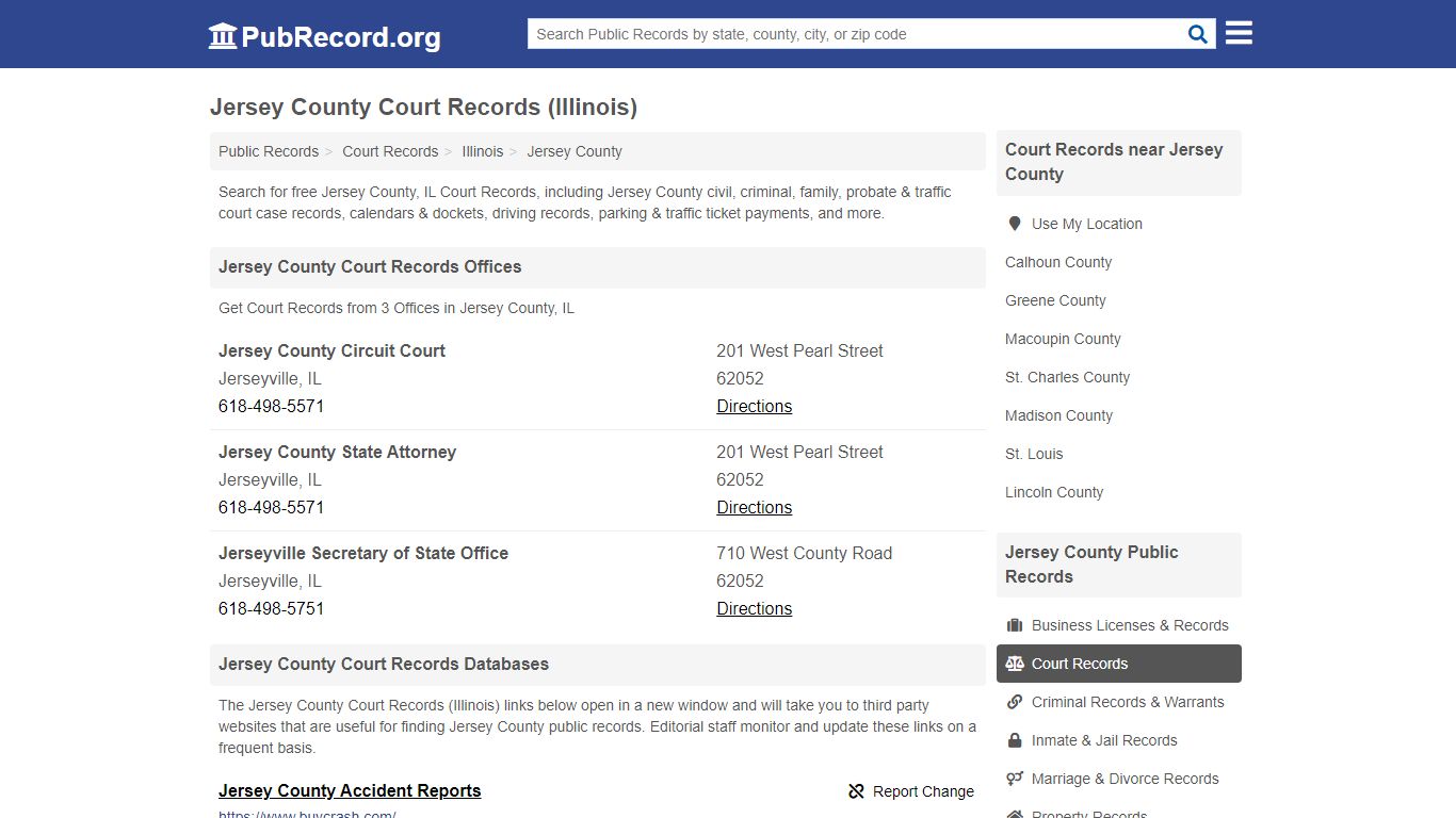 Free Jersey County Court Records (Illinois Court Records) - PubRecord.org