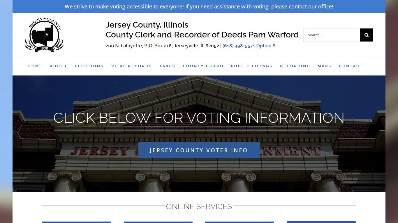 JERSEY COUNTY CLERK AND RECORDER OF DEEDS | 618 498 5571 Opt 6